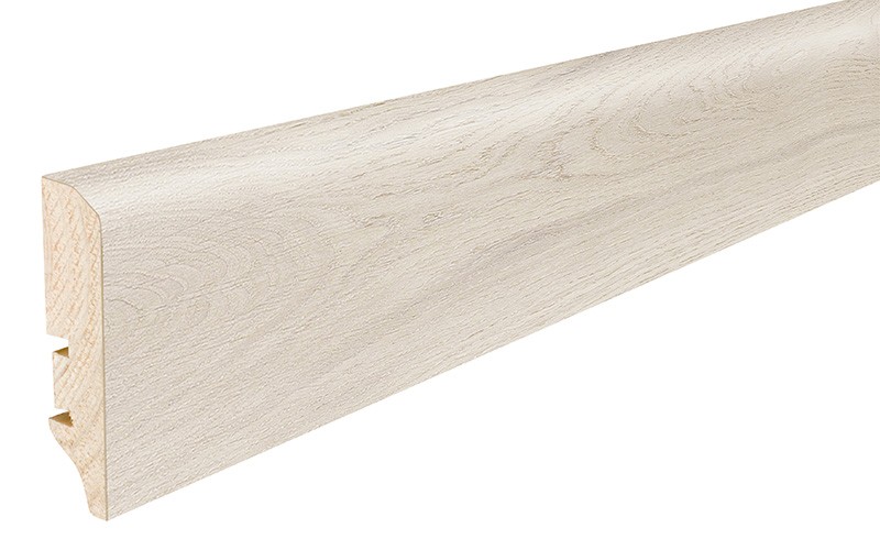 Barlinek P50 tölgy furnérozott szegélyléc, Tender, lakkozott, 60 x 16 mm, 2,2 m