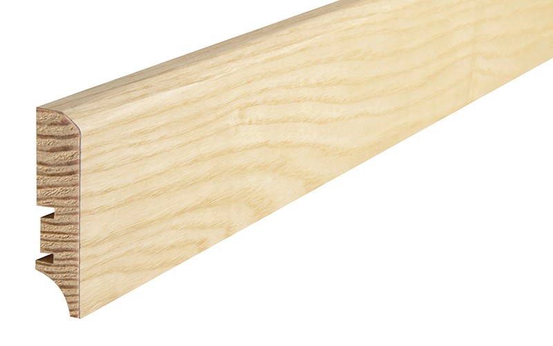 Barlinek P50 kőris furnérozott szegélyléc, lakkozott, 60 x 16 mm, 2,2 m