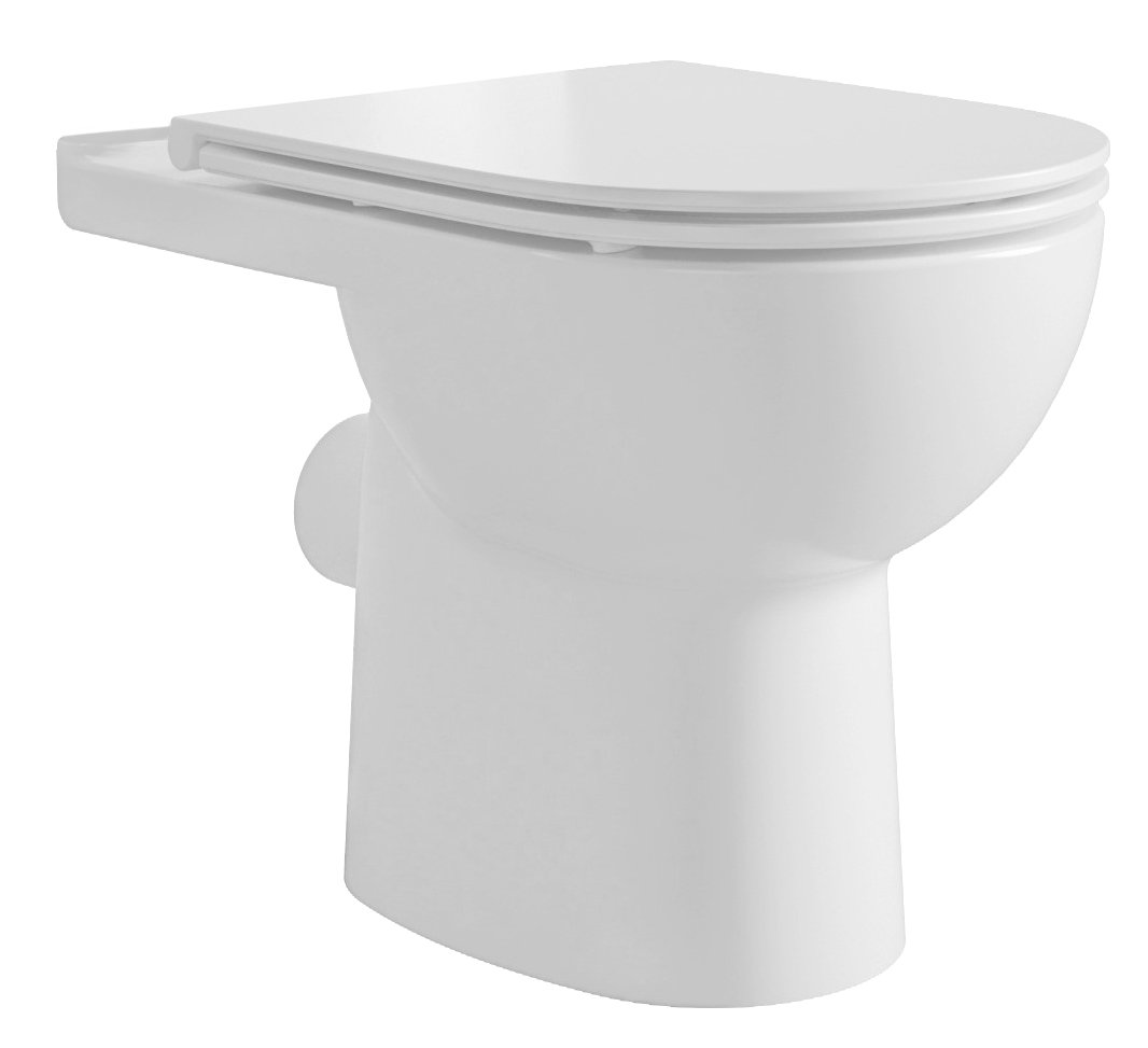 TAVON WC-csésze monoblokkos WC-hez, Rimless, 61x35,5cm