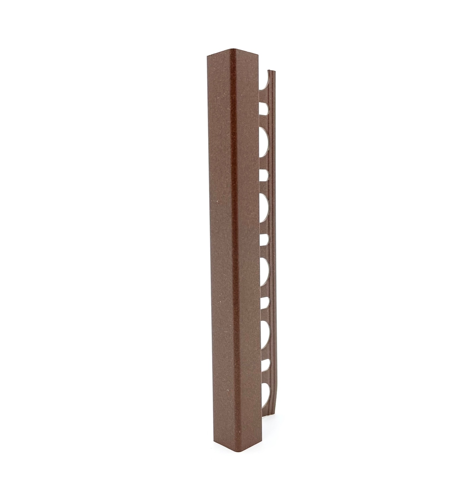 Progress Projolly Square Stone Line Corten Alumínium Szögletes Élprofil 10 mm (2,7 m/szál)
