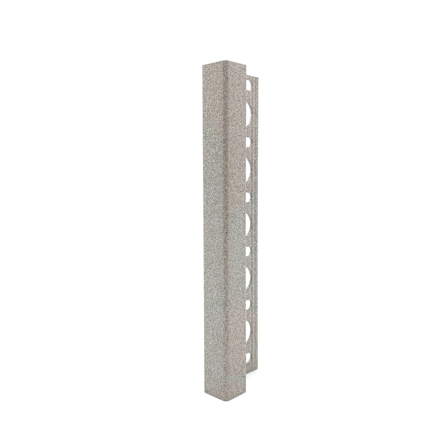 Progress Projolly Square Stone Line Grey Alumínium Szögletes Élprofil 10 mm (2,7 m/szál)
