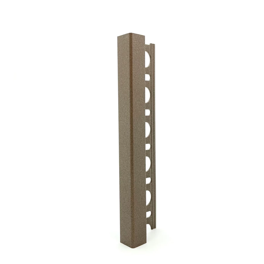 Progress Projolly Square Stone Line Bronze Alumínium Szögletes Élprofil 10 mm (2,7 m/szál)
