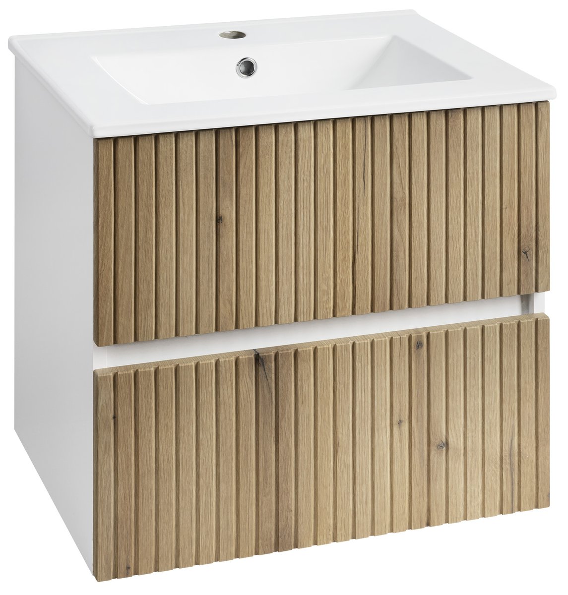 PANEDA STRIP mosdótartó szekrény, 59,5x55x45,2cm, emporio tölgy