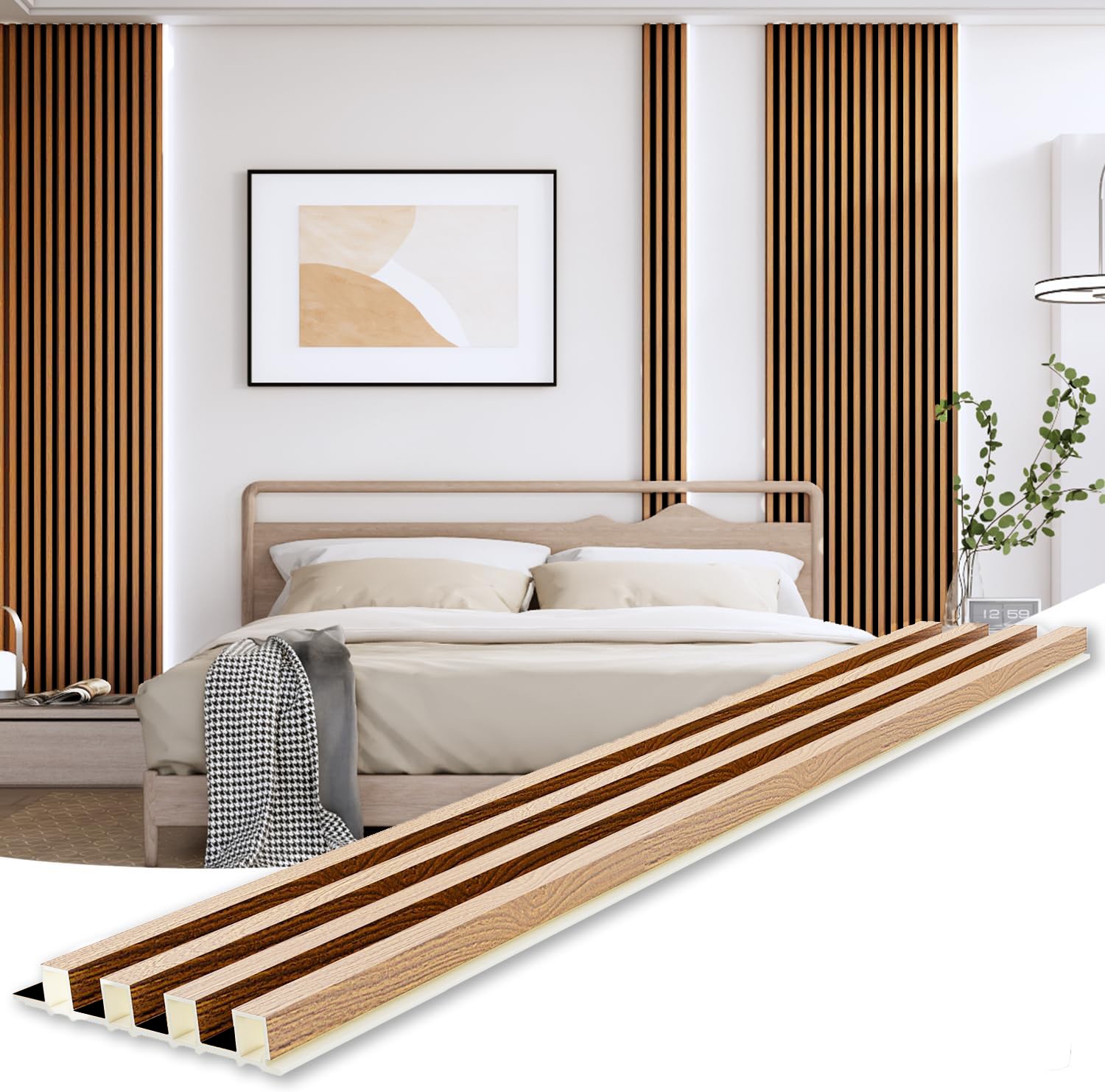 Inspiro PanelPro Acoustic Style WPC falpanel, dió, 2900x169 mm