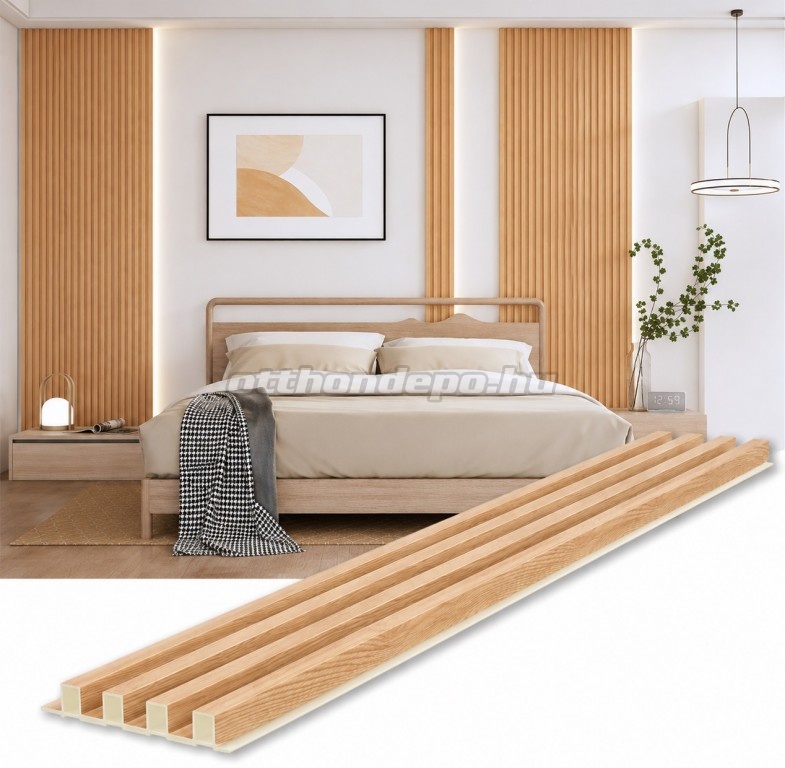 Inspiro PanelPro Eco WPC falpanel, szilfa, 2900x169 mm