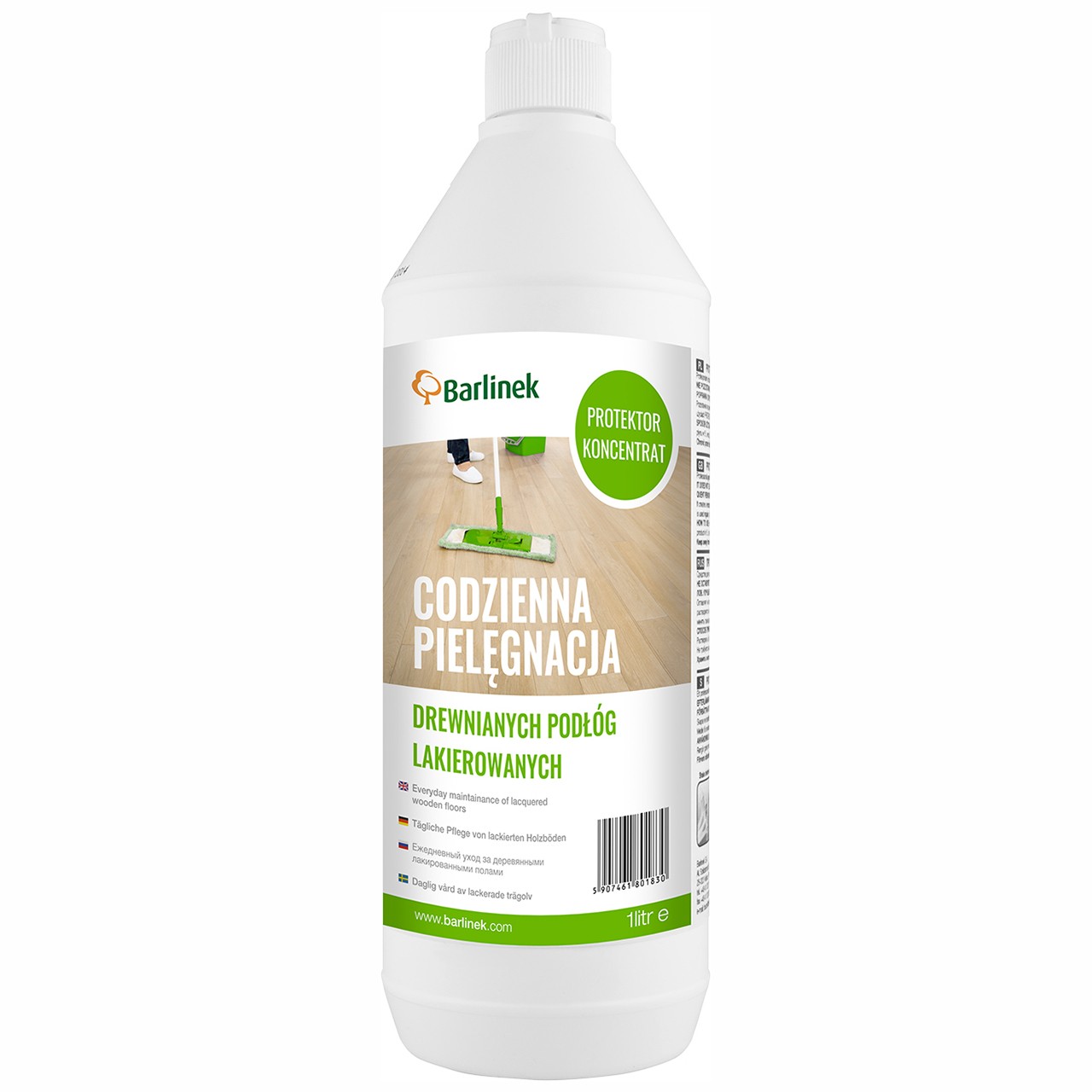Barlinek Protector koncentrátum lakkozott padlóhoz, 1 l