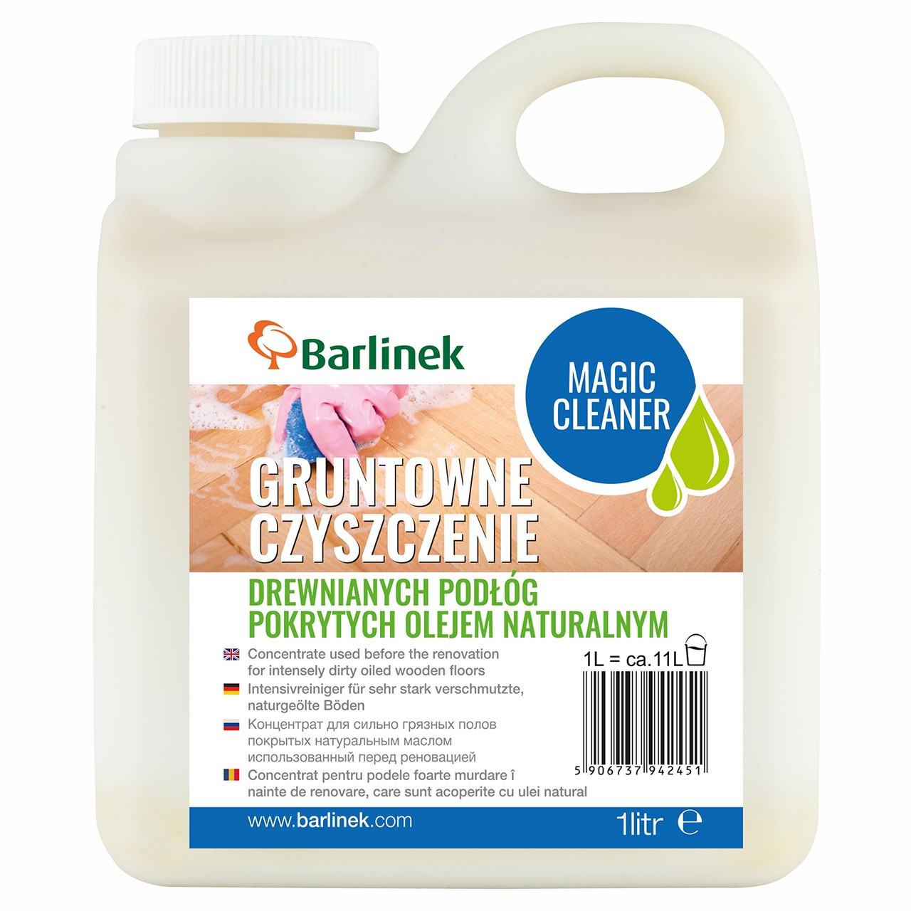 Barlinek Magic Cleaner tisztítószer olajozott padlóhoz, 1 l