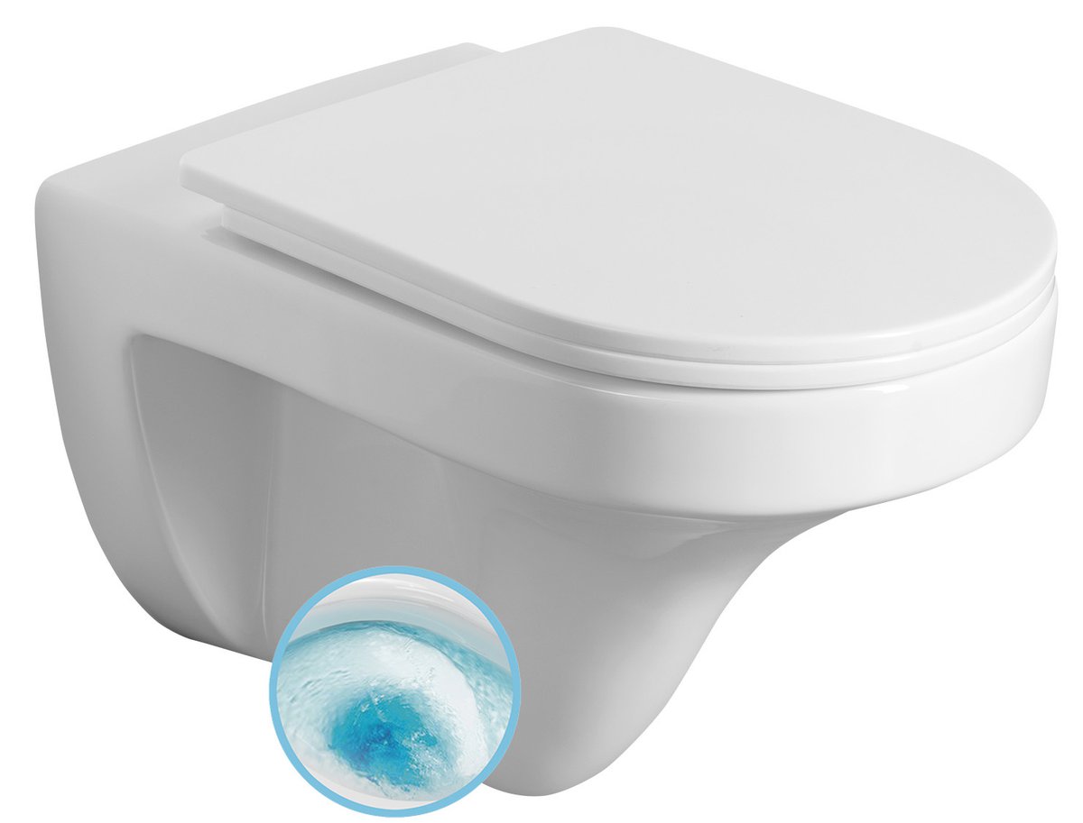 DENICA VORTEX fali WC, 36x52cm