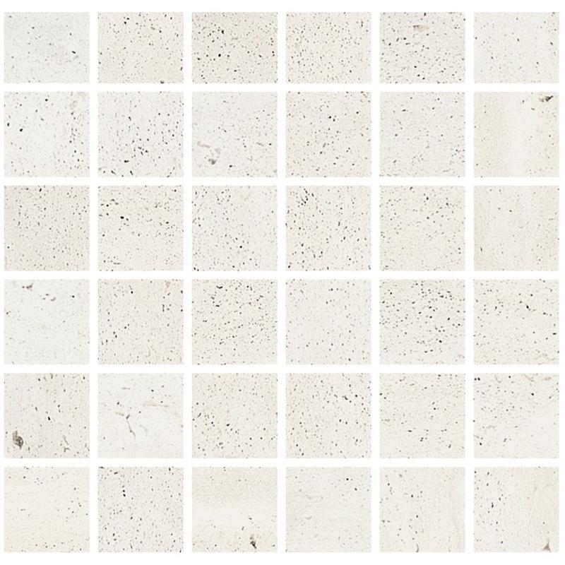 Coem Reverso2 Mosaico White mozaik 5x5, natúr, rektifikált