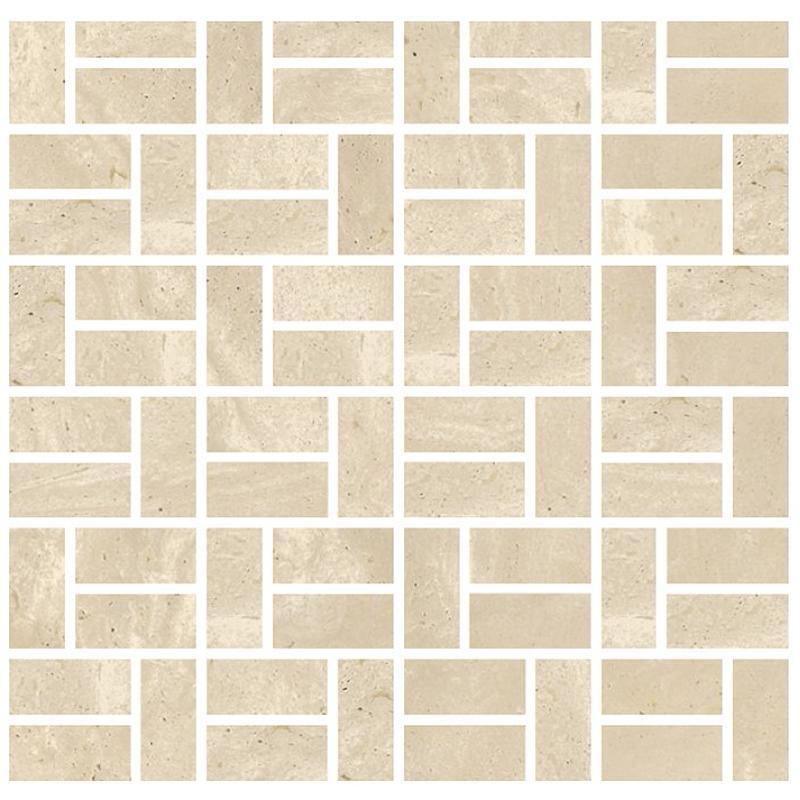 Coem Reverso Mosaico Avorio mozaik 2x5, patinás, rektifikált