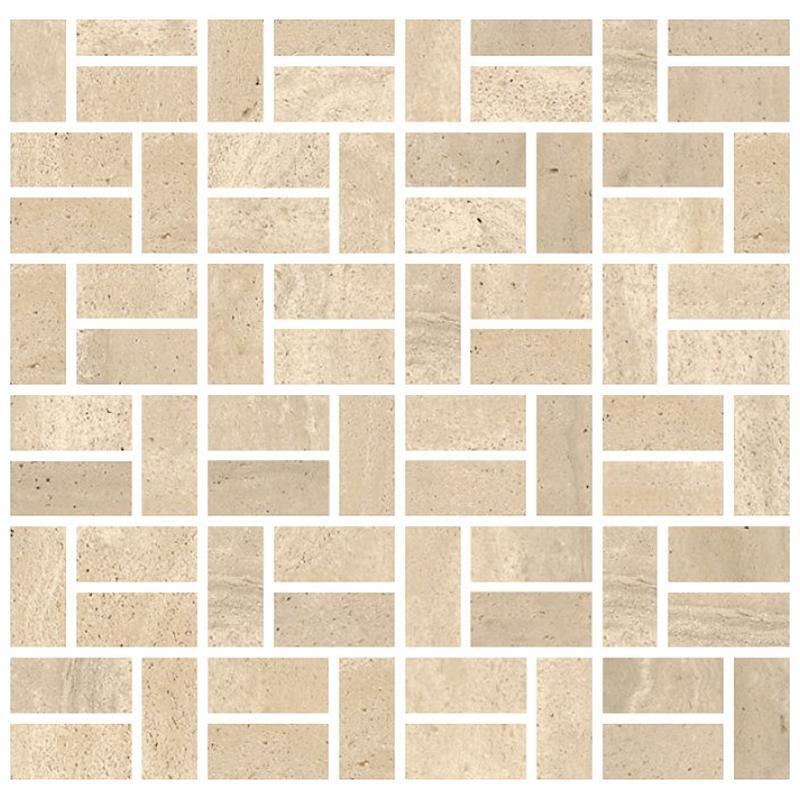 Coem Reverso Mosaico Beige mozaik 2x5, natúr, rektifikált