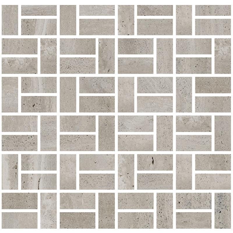 Coem Reverso Mosaico Grigio mozaik 2x5, patinás, rektifikált