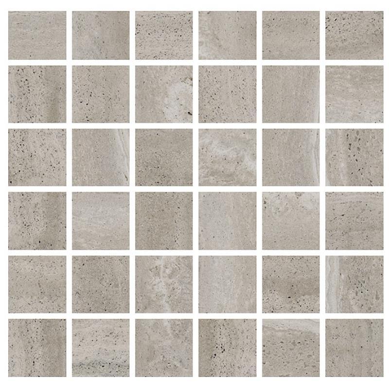 Coem Reverso Mosaico Grigio mozaik 5x5, natúr, rektifikált