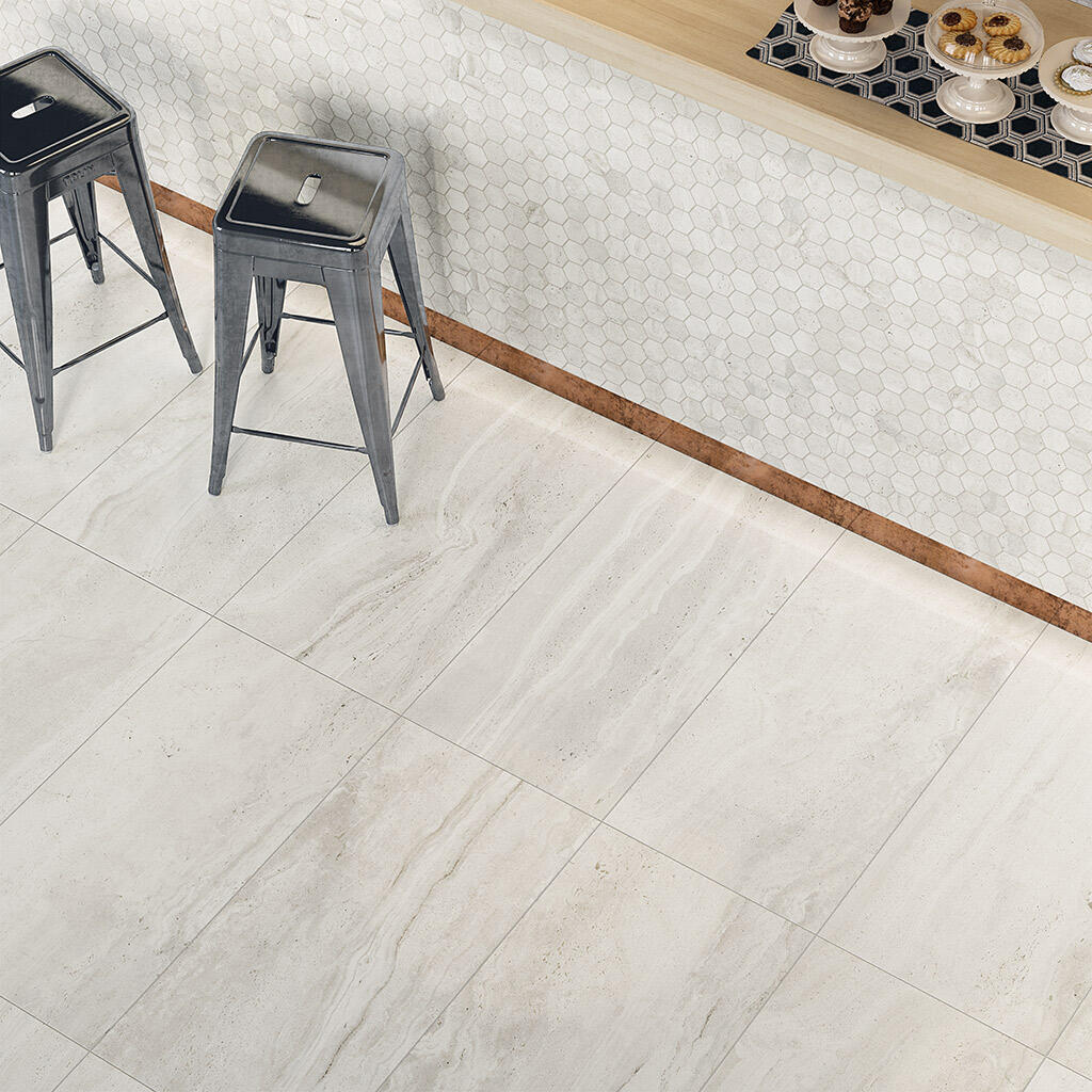 Coem Reverso2 White burkolólap 45x90, kültéri, rektifikált