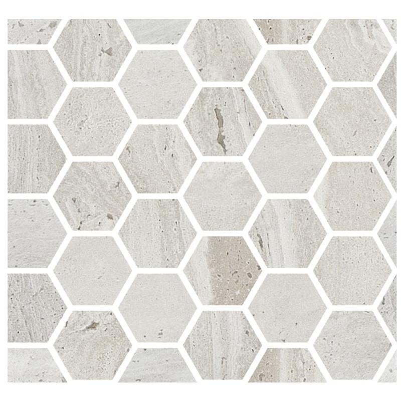 Coem Reverso2 Mosaico Esagono Silver mozaik 30x30, patinás, rektifikált