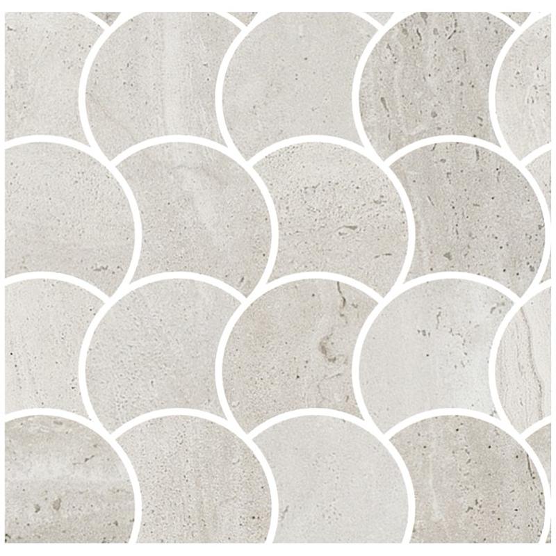 Coem Reverso2 Mosaico Wavy Silver mozaik 28x28, natúr, rektifikált