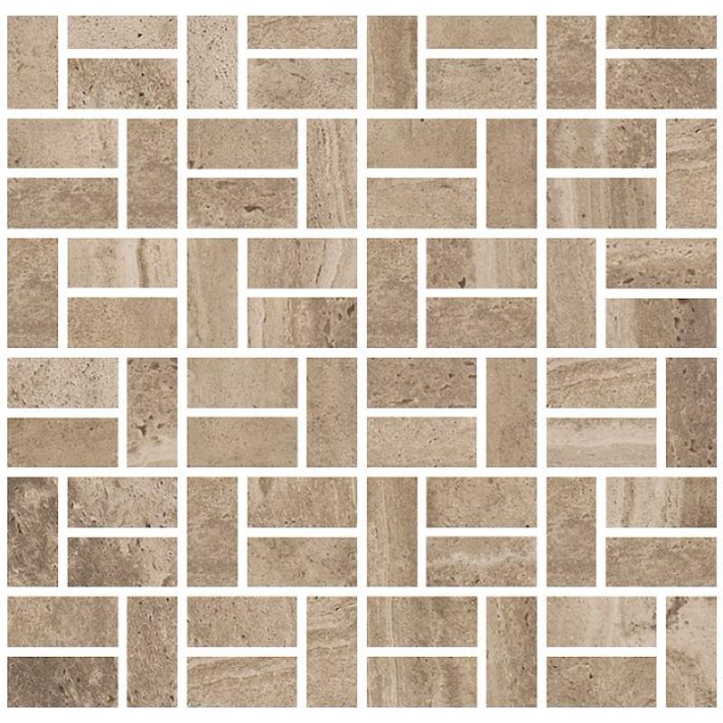 Coem Reverso Mosaico Noce mozaik 2x5, patinás, rektifikált