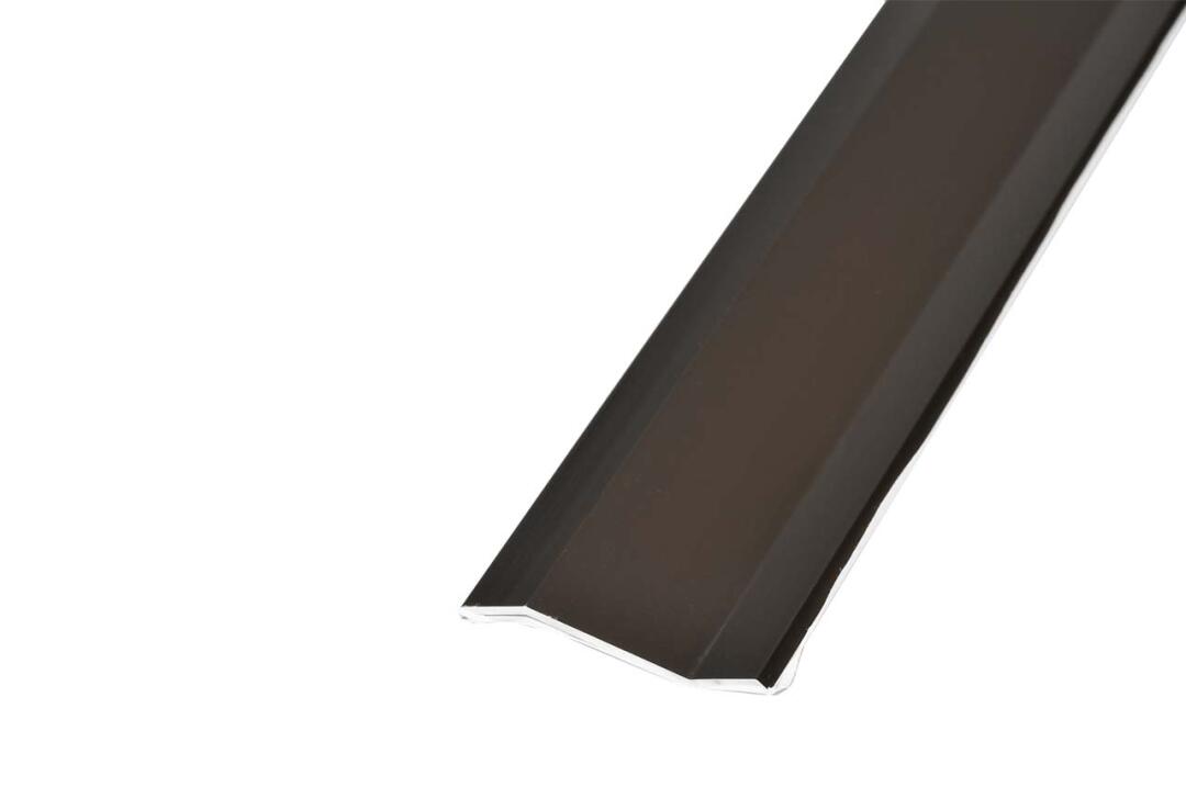 Alumínium burkolatváltó Z profil 7-12 mm 2,73 m öntapadós eloxált bronz