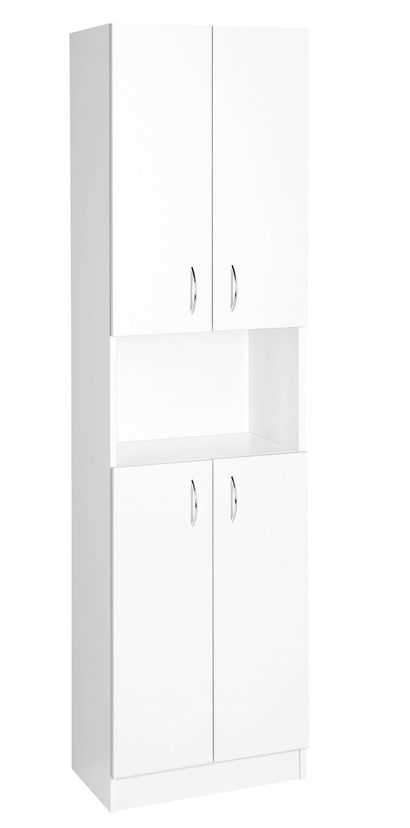 SIMPLEX ECO állószekrény, 50x180x30cm, matt fehér