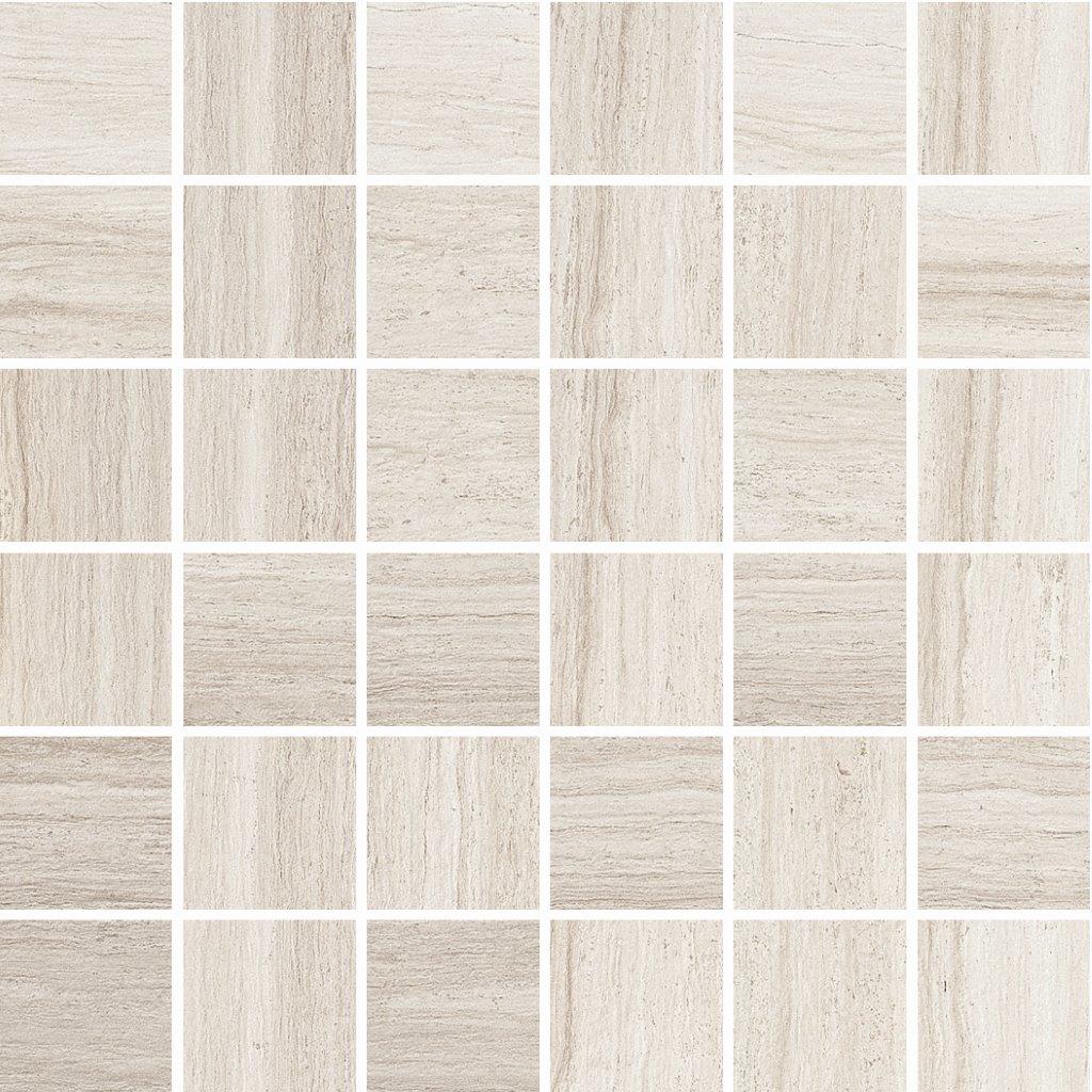 Coem Flow Mosaico White mozaik 5x5, natúr, rektifikált