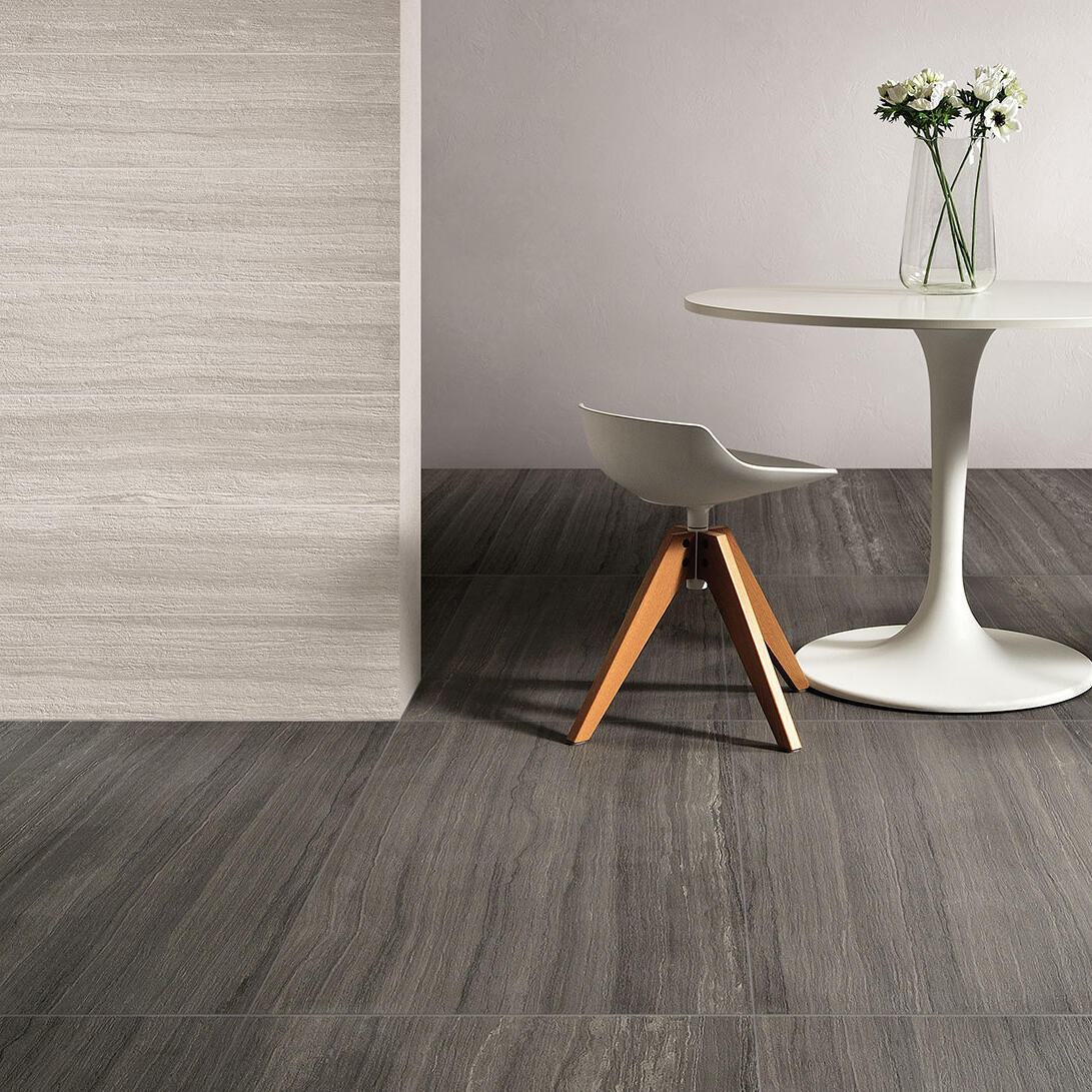 Coem Flow Dark Grey burkolólap 60x120, lappato, rektifikált