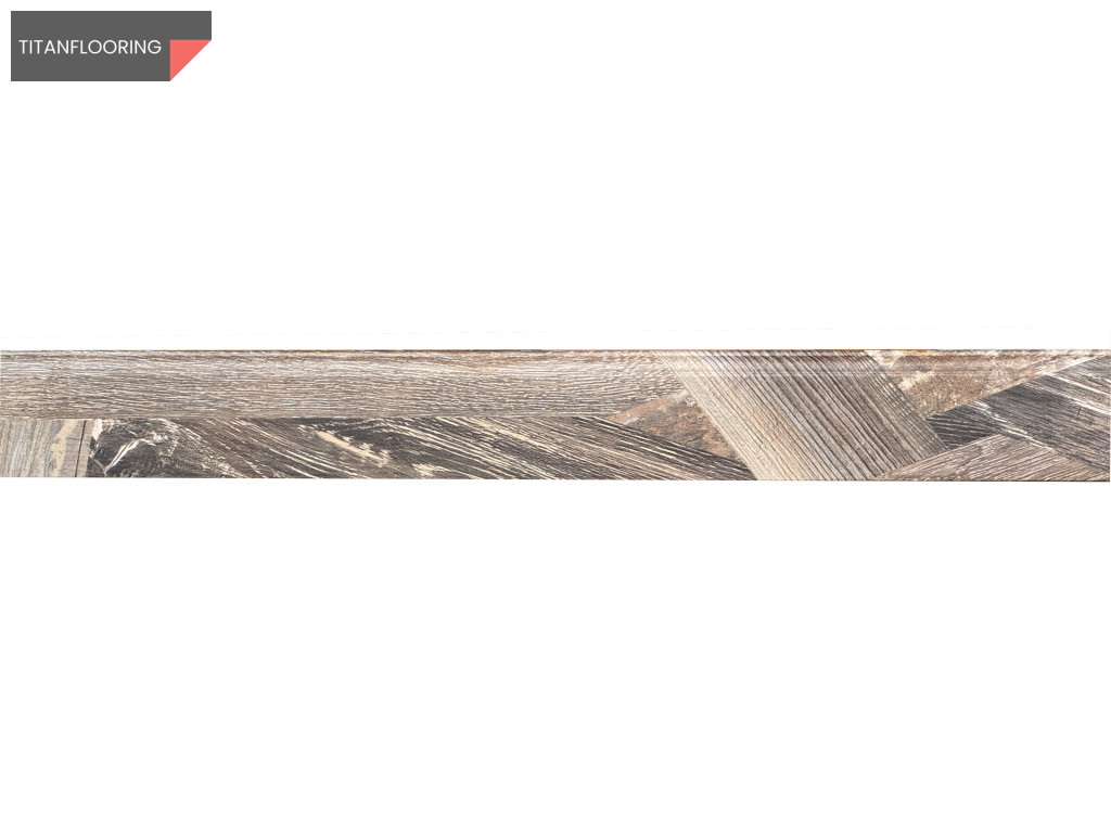 TitanFlooring Crust Oak SPC szegélyléc, 80 x 12 mm – 2,4 m