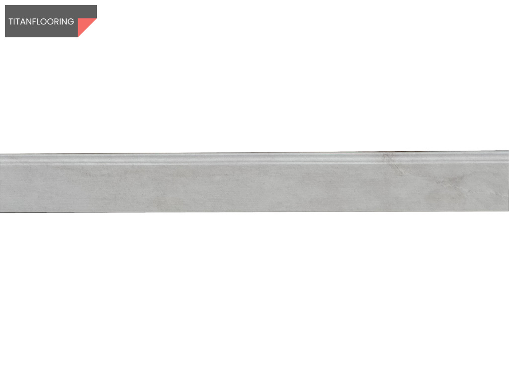TitanFlooring White Marble SPC szegélyléc, 80 x 12 mm – 2,4 m