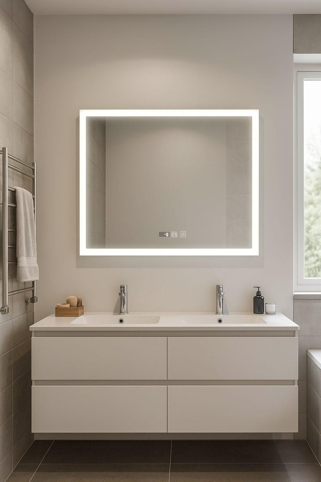 Inspiro BLEDI SMART LED-es tükör 80x60/fekvő