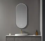 Inspiro GEMMA SMART BLACK LED-es tükör 40x90
