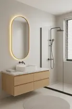 Inspiro GEMMA SMART GOLD LED-es tükör 40x90