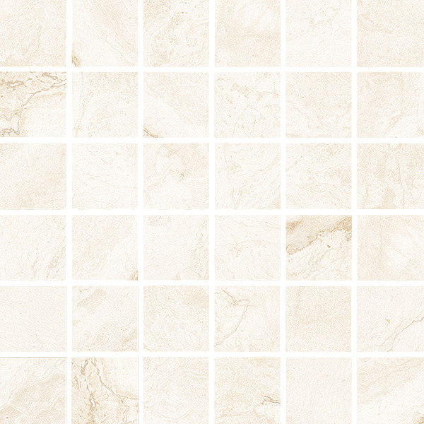 Coem Touch Stone Mosaico White mozaik 5x5, matt polírozott, rektifikált