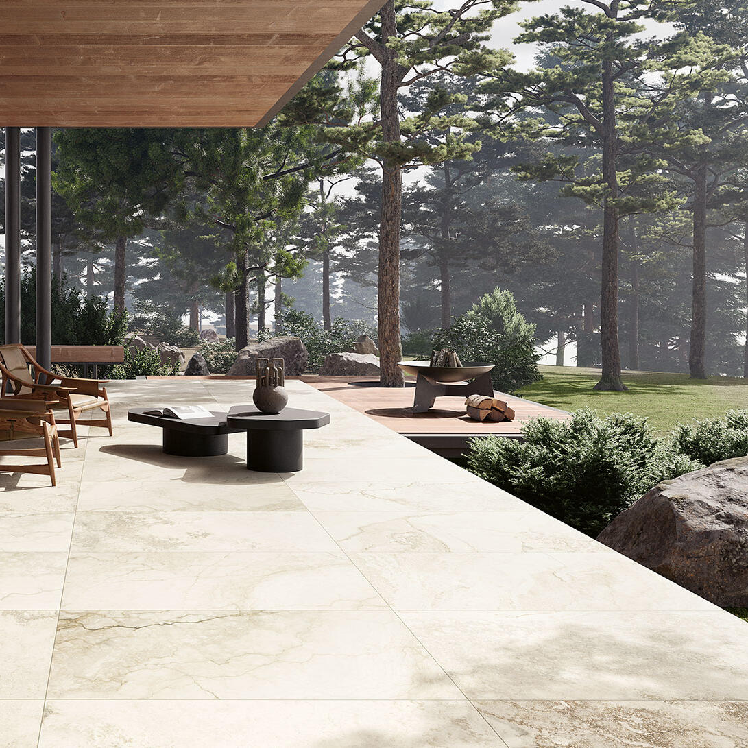Coem Touch Stone White burkolólap 60x120, kültéri, rektifikált