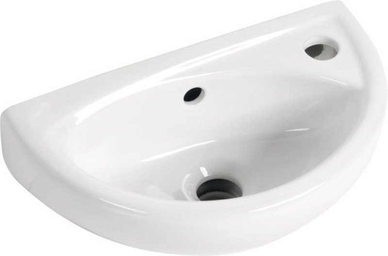 AQUALINE SMALL OVAL kerámiamosdó, 39,5x23cm