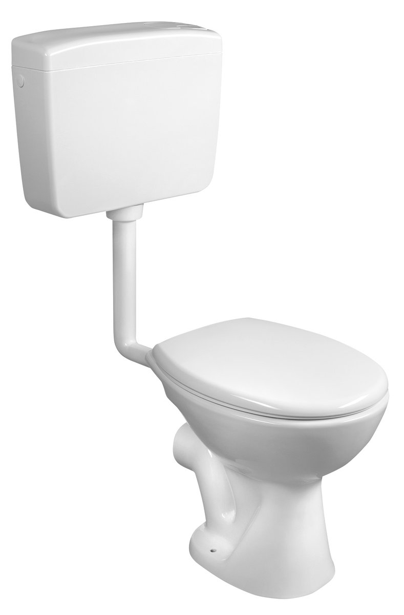 Álló WC duálgombos tartállyal, hátsó kifolyású, 4/8l