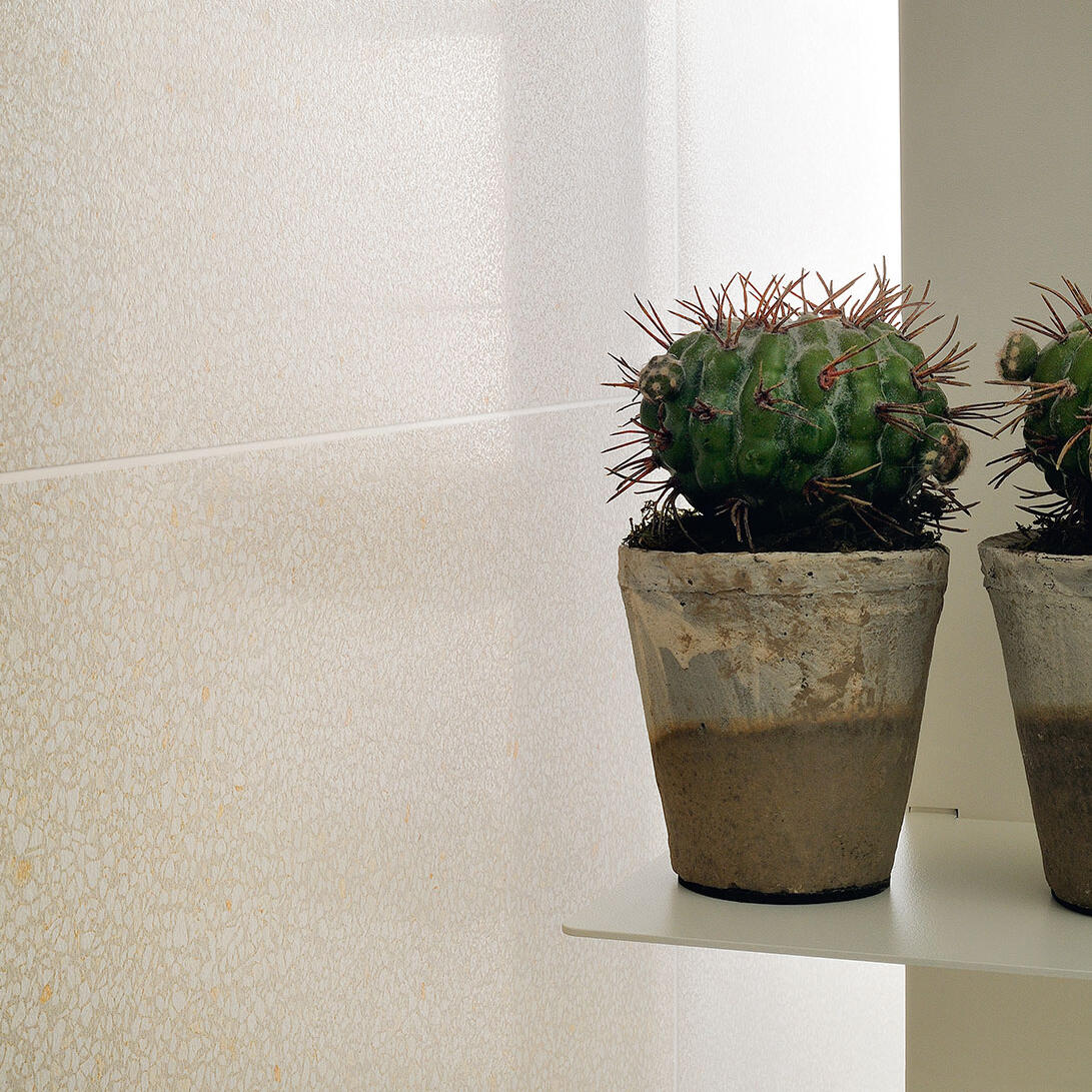 Coem Terrazzo Mini Caolino burkolólap 60x120, félpolírozott, rektifikált