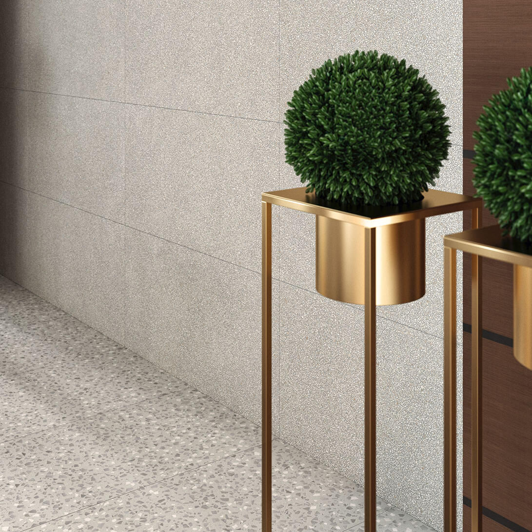 Coem Terrazzo Maxi Calce burkolólap 60x120, natúr, rektifikált