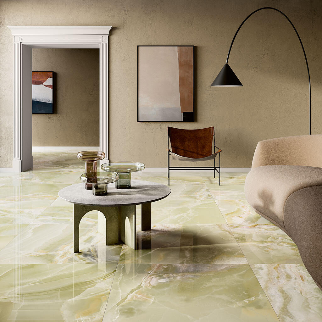 Fioranese Unica Jade Green burkolólap 89x89, polírozott, rektifikált