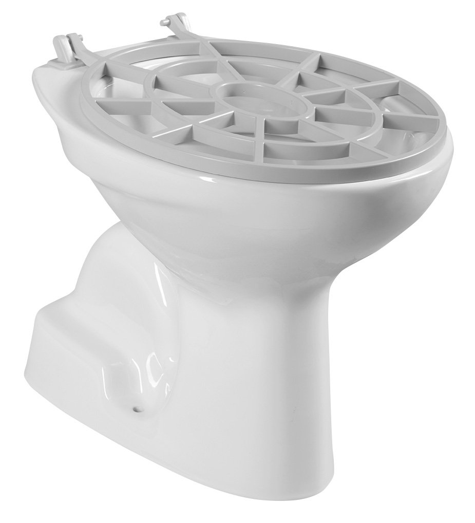 Álló WC, alsó kifolyású, felhajtható mosogatóráccsal