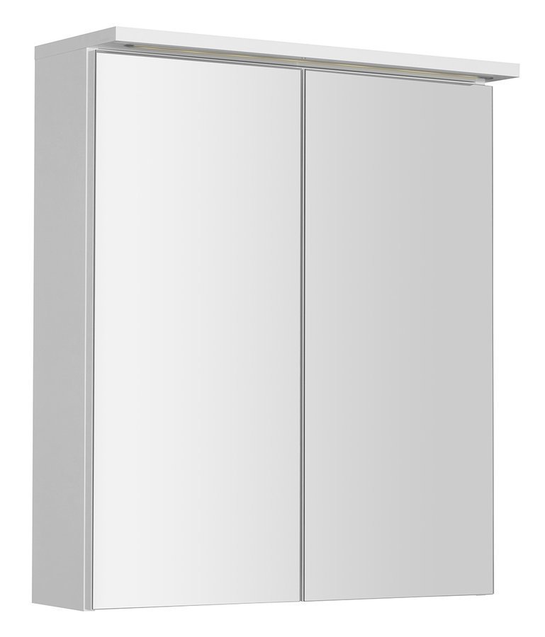 KAWA STRIP tükrösszekrény, LED világítással 60x70x22cm, fehér