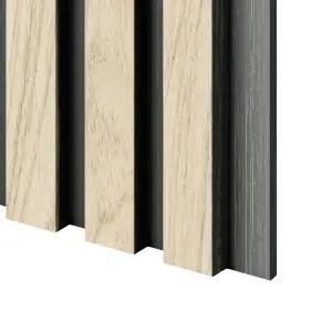 MM LAMELLA SMOOTH Dekorpanel szín:Truffle Oak, 12,5x160x2700 mm