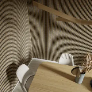 MM LAMELLA SMOOTH Dekorpanel szín:Truffle Oak, 12,5x160x2700 mm