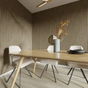 MM LAMELLA SMOOTH Dekorpanel szín:Truffle Oak, 12,5x160x2700 mm
