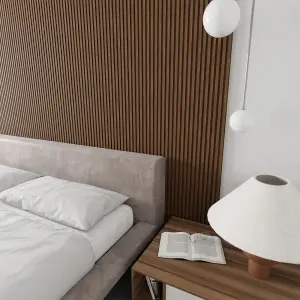 MM LAMELLA SMOOTH Dekorpanel szín: Rustic Oak, 12,5x160x2700 mm