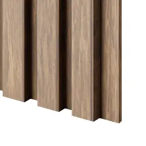 MM LAMELLA SMOOTH Dekorpanel szín: Rustic Oak, 12,5x160x2700 mm