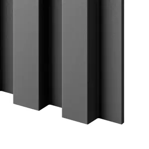 MM LAMELLA INTENSE Dekorpanel szín:Black, 22x170x2700 mm