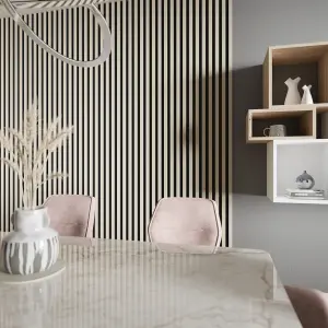MM LAMELLA INTENSE Dekorpanel szín:Dark Beech, 22x170x2700  mm