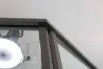 Inspiro PENTA ötszögletű zuhanykabin 90x90/gunmetal